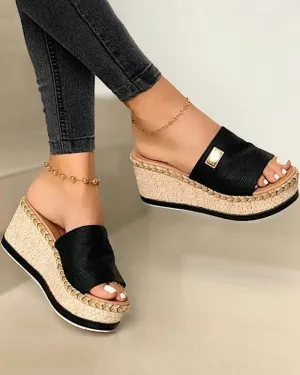 FZ Women's Open Toe Casual Wedge Sandals