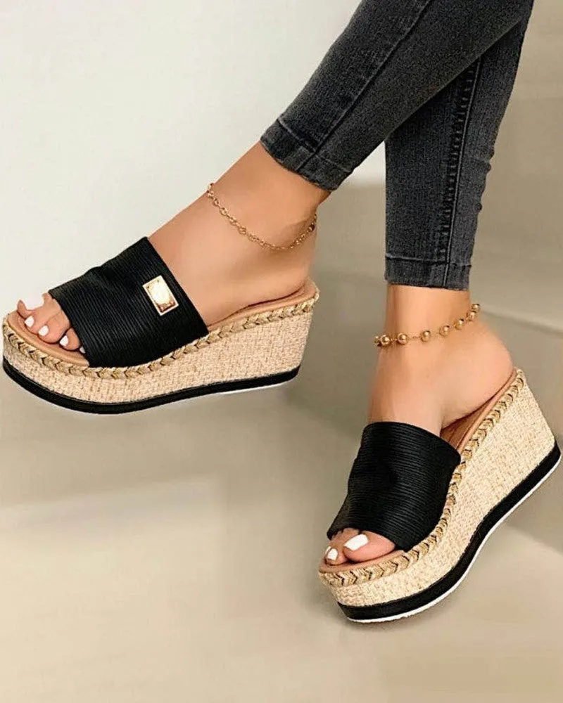 FZ Women's Open Toe Casual Wedge Sandals