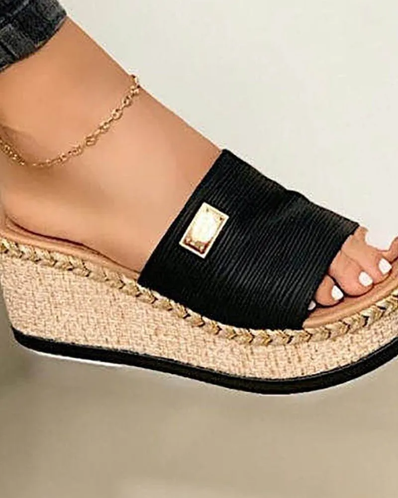 FZ Women's Open Toe Casual Wedge Sandals