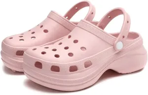 Garden Clogs for Women's Platform Clogs Breathable Quick Drying Water Shoes Cloud Slides Casual Pillows Sandals Clog Shoes Slip On Comfortable Slippers