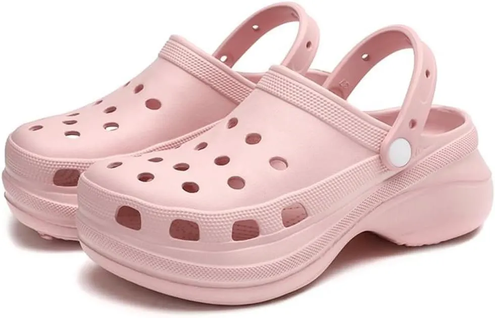 Garden Clogs for Women's Platform Clogs Breathable Quick Drying Water Shoes Cloud Slides Casual Pillows Sandals Clog Shoes Slip On Comfortable Slippers