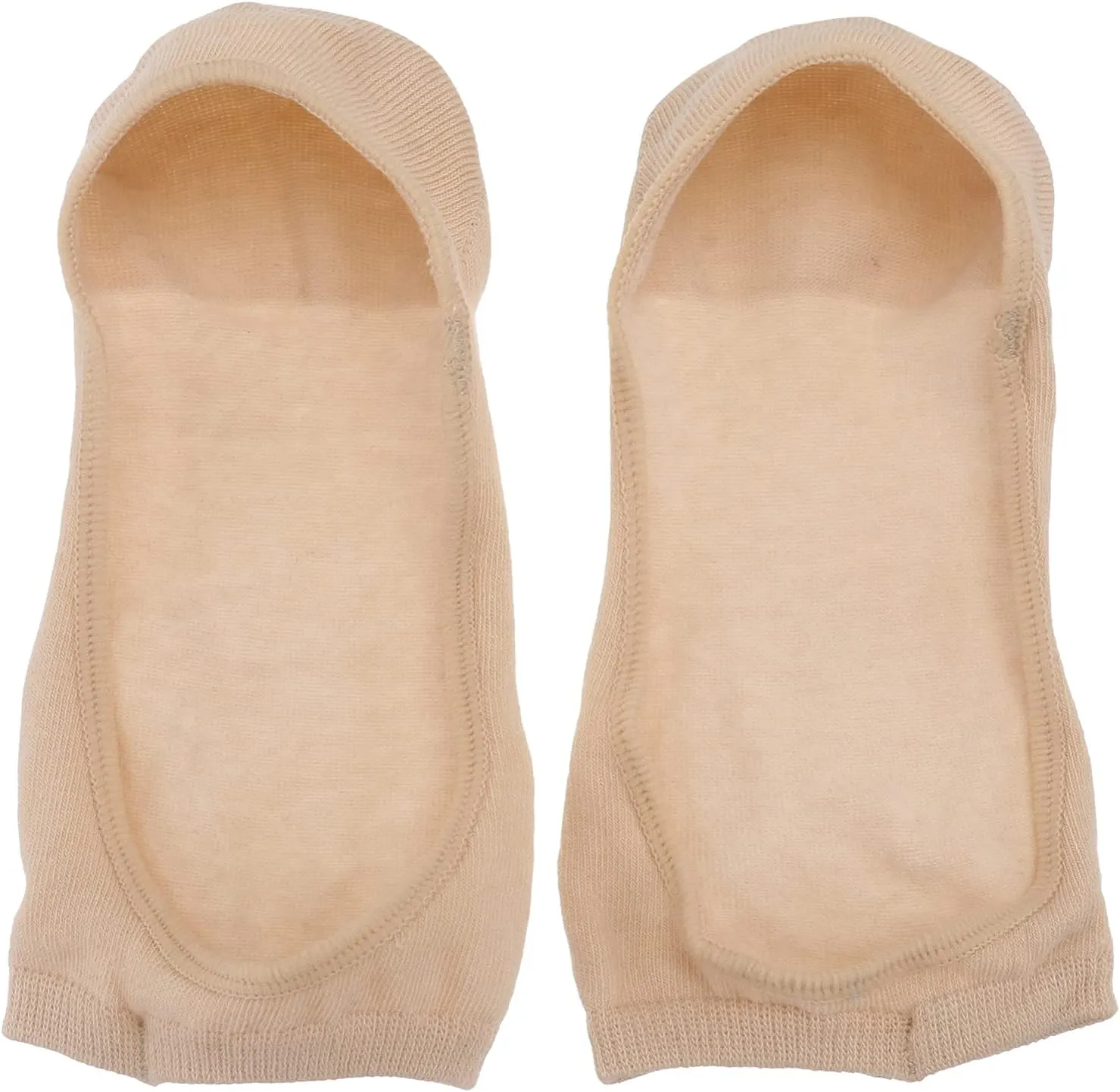 generic 1 Pair Women No Show Peep Toe Sock Toeless Cotton Non Slip Shoe Liner Open Toe Socks Yoga Sock