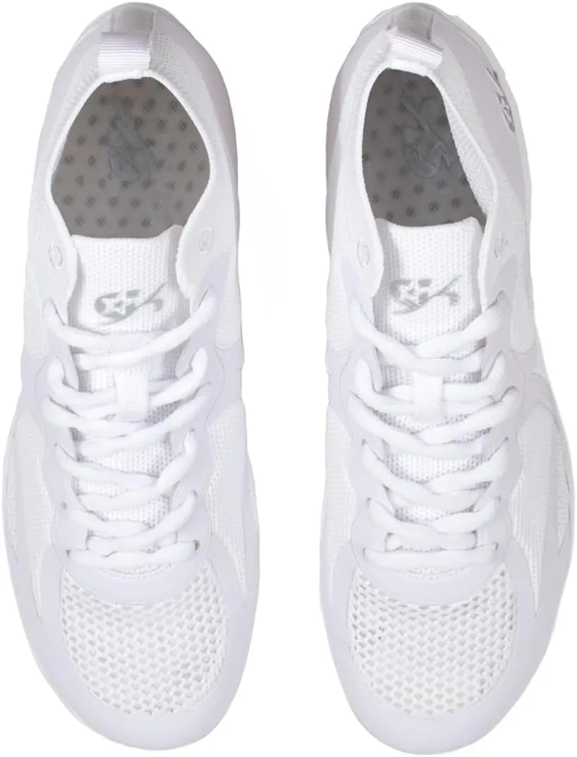 GK All-Star Cheer Hi-Flyer Mid-Top Shoe - Flexible Performance Cheerleading Sneaker - Women's Sizes