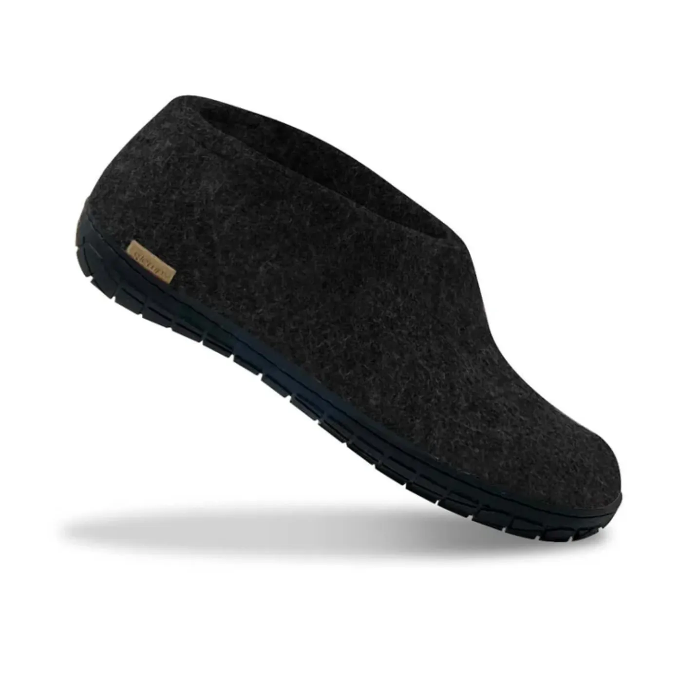 Glerups The Shoe Charcoal - Black Rubber