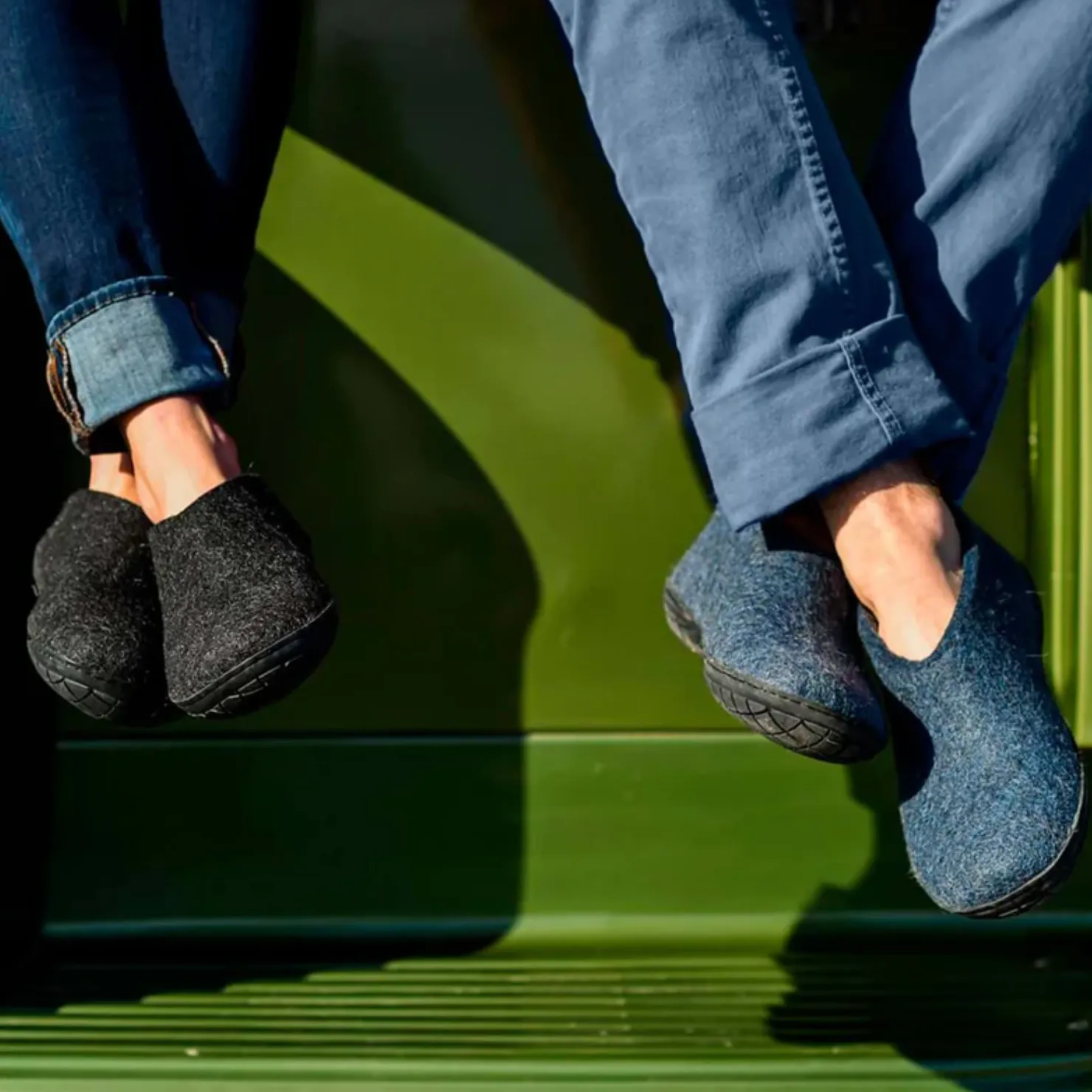Glerups The Shoe Charcoal - Black Rubber