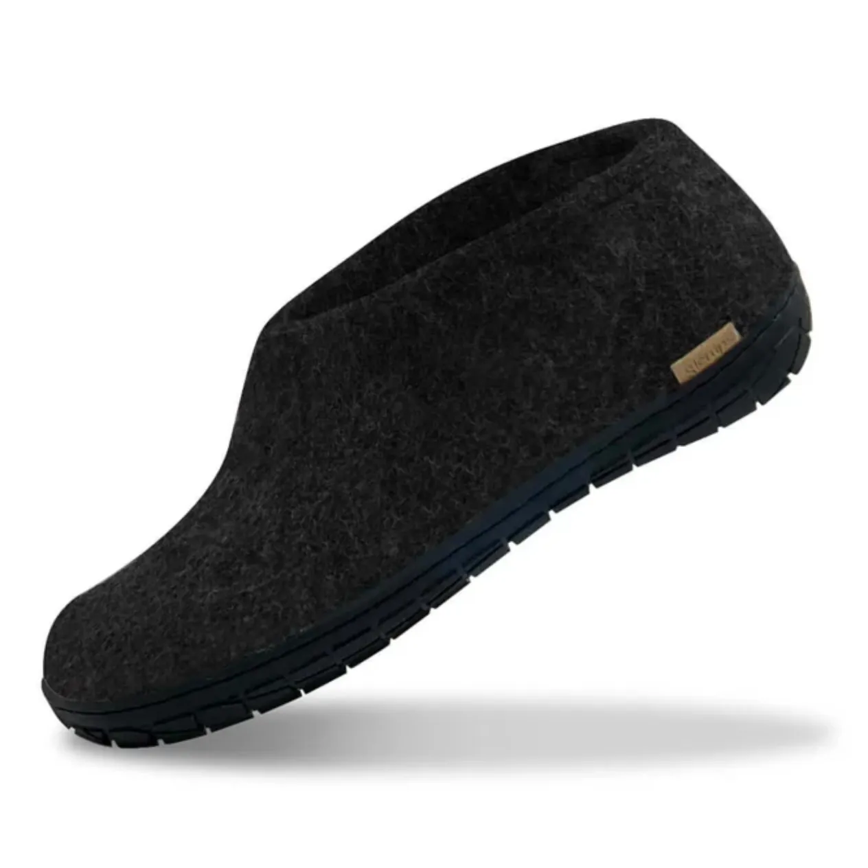 Glerups The Shoe Charcoal - Black Rubber