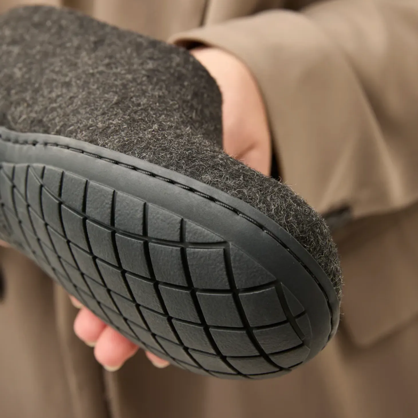 Glerups The Shoe Charcoal - Black Rubber