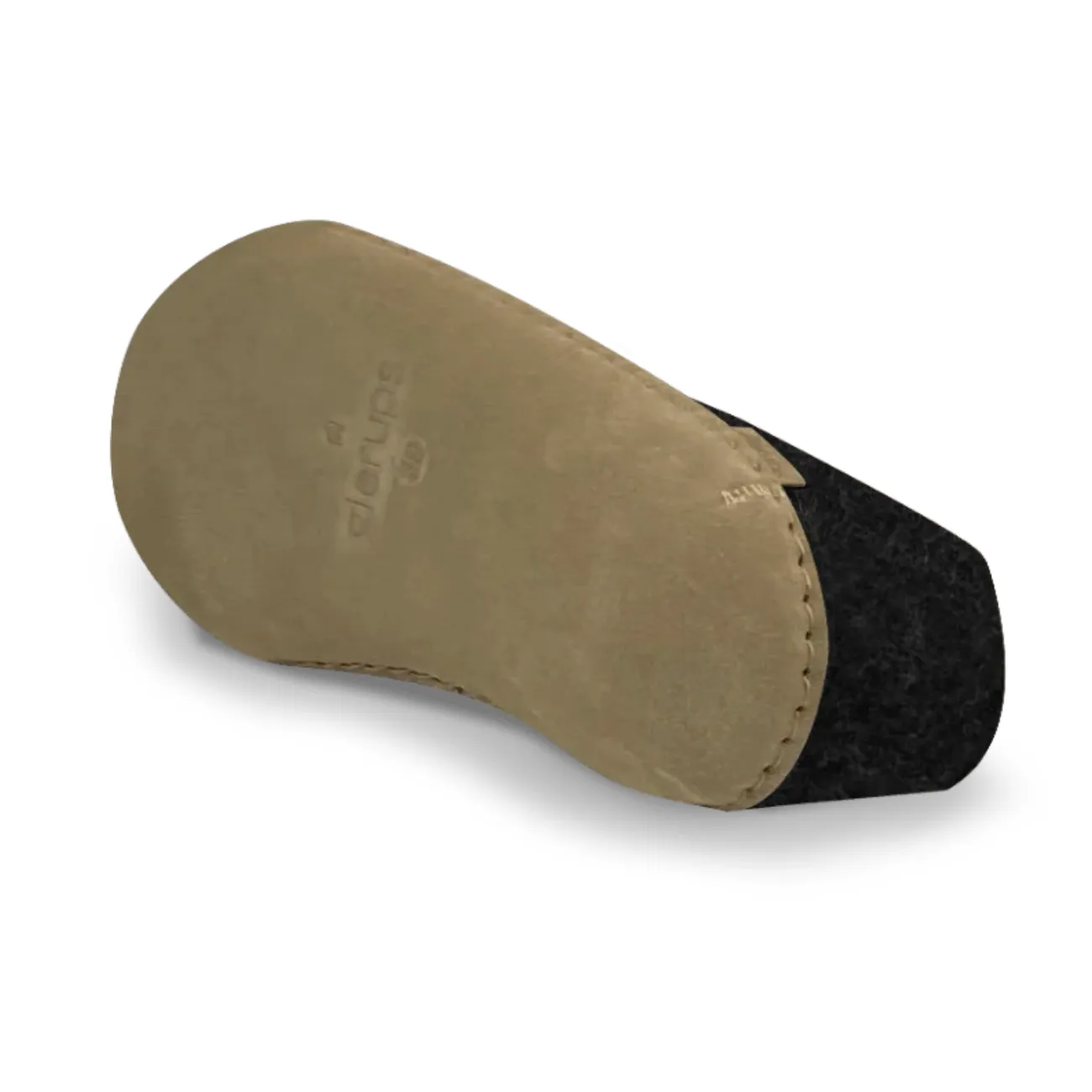 Glerups The Shoe Charcoal - Leather Sole