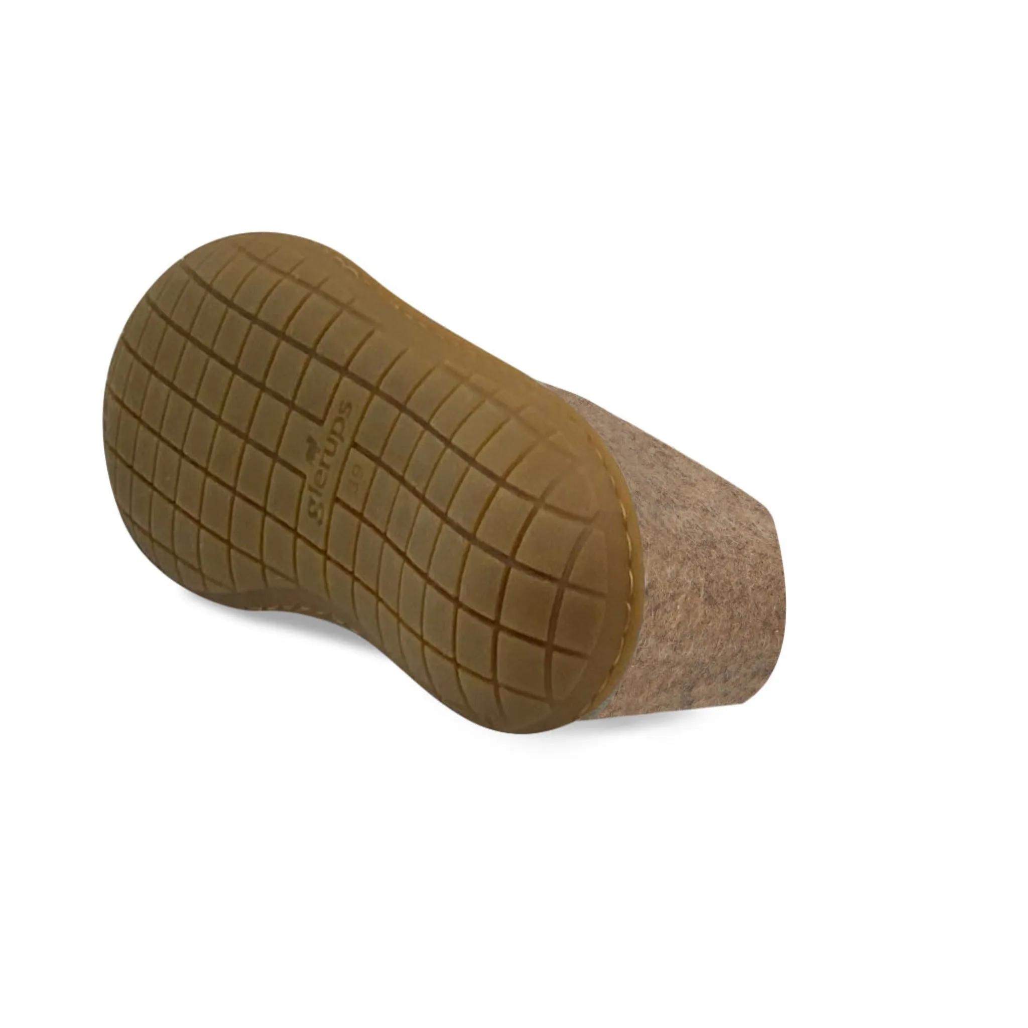 Glerups The Shoe Sand - Honey Rubber Sole