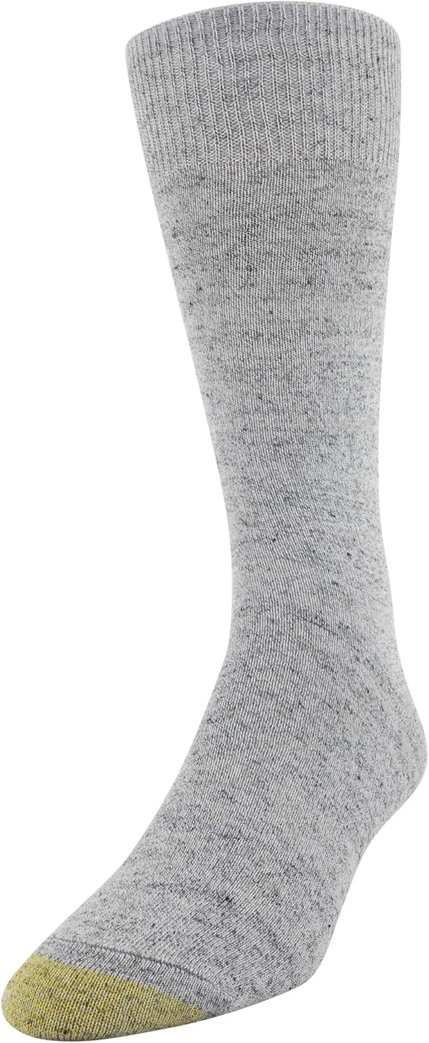 GOLDTOE Men's Dress Crew Socks, 3 Pairs