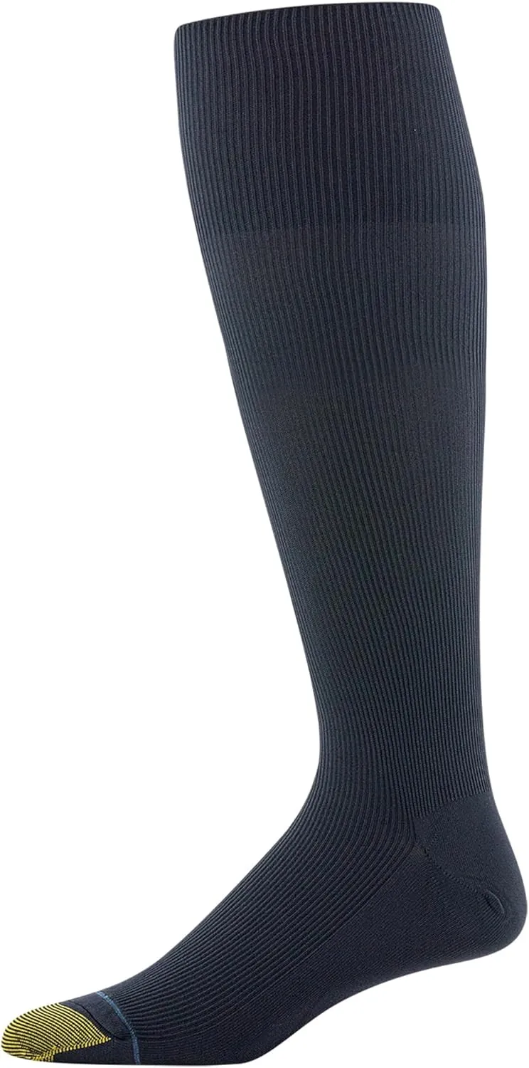 GOLDTOE Men's Metropolitan Over The Calf Socks 3 Pack
