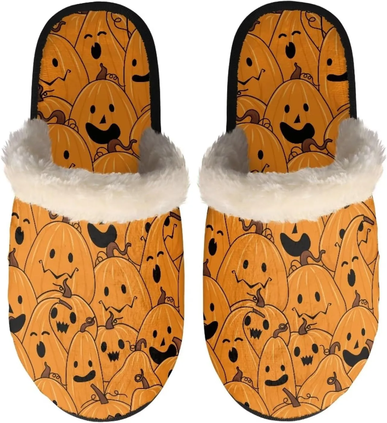 Gomyblomy Memory Cotton Slippers, Fashion Indoor Non-Slip Warm Home Slippers, Soft Closed Toe Fuzzy Slippers for Men & Women