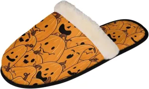 Gomyblomy Memory Cotton Slippers, Fashion Indoor Non-Slip Warm Home Slippers, Soft Closed Toe Fuzzy Slippers for Men & Women