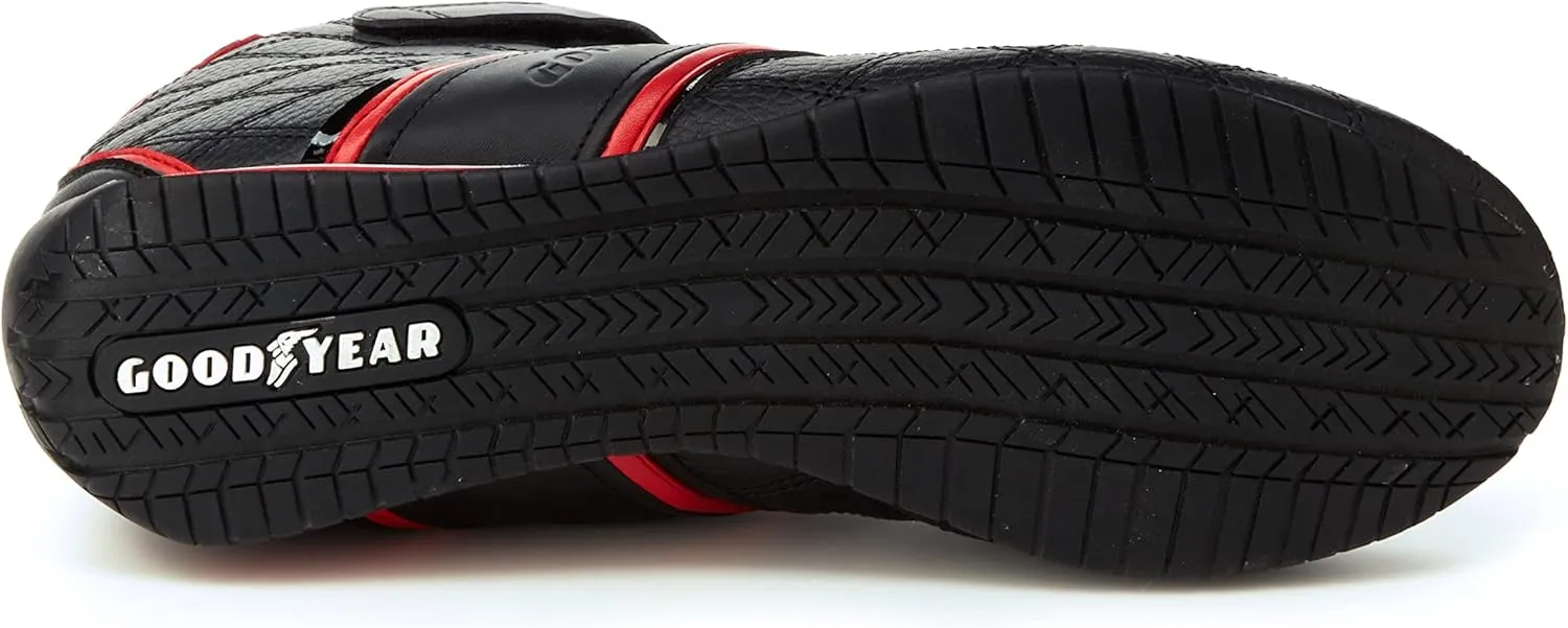 Goodyear Mens Clutch Racer Sneaker – High-Top Sneakers, PU Leather & Mesh Lining
