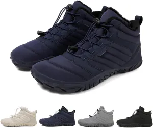 Grounded Winter Footwear for Women, Hike Winter Footwear Barefoot Women Men, Barefoot Shoes Waterproof Wide Toe Box Boots
