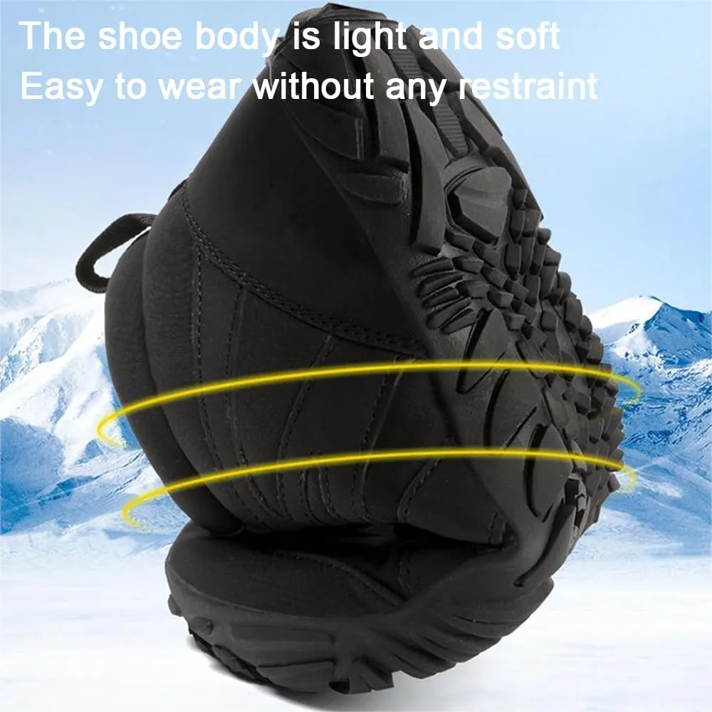 Grounded Winter Footwear for Women, Hike Winter Footwear Barefoot Women Men, Barefoot Shoes Waterproof Wide Toe Box Boots