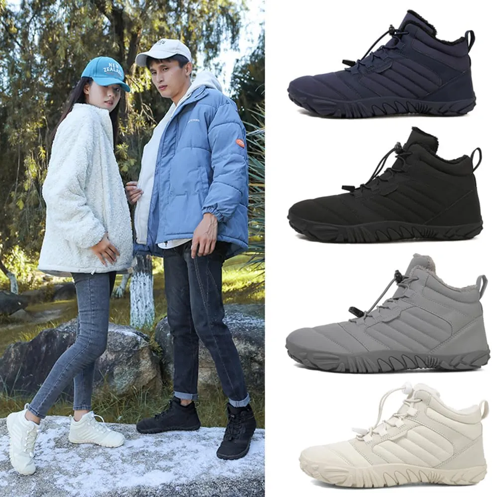 Grounded Winter Footwear for Women, Hike Winter Footwear Barefoot Women Men, Barefoot Shoes Waterproof Wide Toe Box Boots