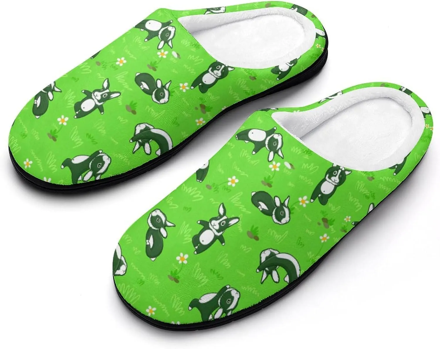 Halloween House Slippers For Woman Ladies Memory Foam Bedroom Slipper Indoor Outdoor Slip-On Shoes Funny Fall Slippers