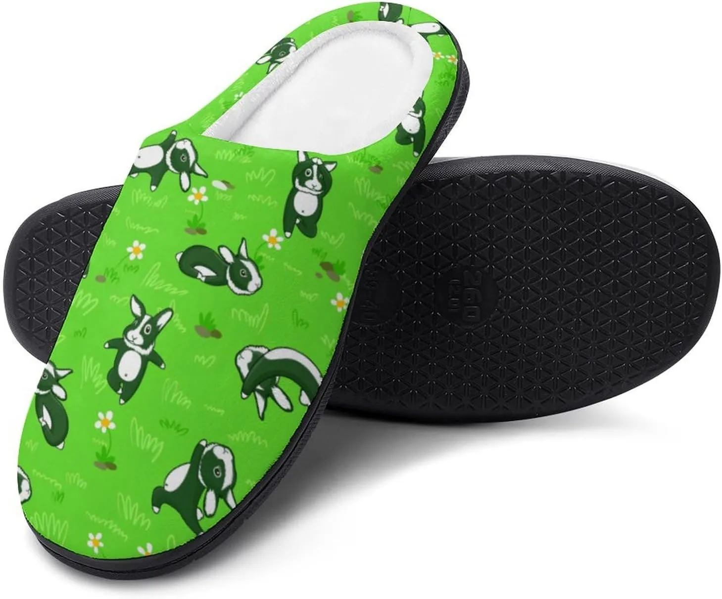 Halloween House Slippers For Woman Ladies Memory Foam Bedroom Slipper Indoor Outdoor Slip-On Shoes Funny Fall Slippers