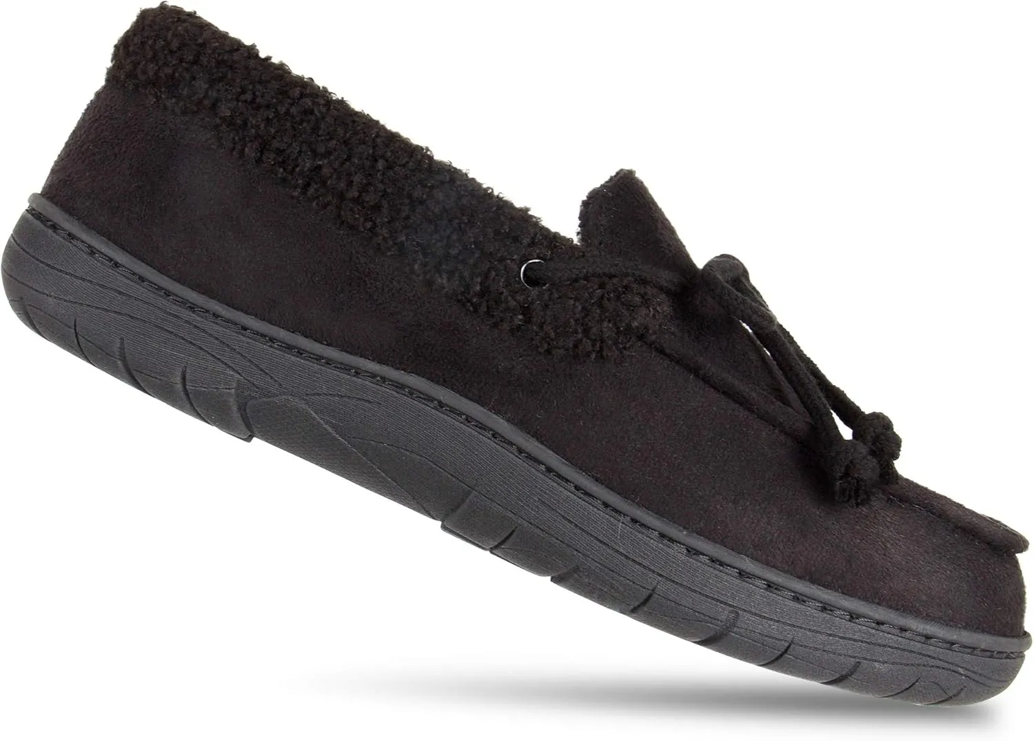 Hanes Men's Textured Moccasin Slipper