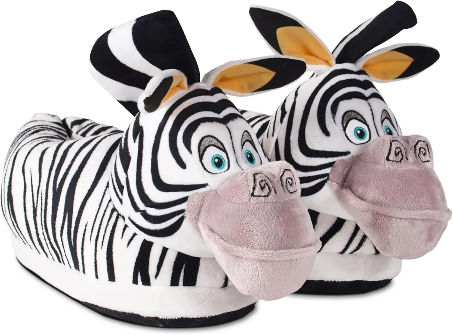 HappyFeet Slippers DreamWorks Slippers for Adults and Kids, Cozy and Comfortable, Sturdy Rubber Soles, Thick 1-Inch Memory Foam Footbed, Non-Skid Bottoms, Plush Velvety Material, As Seen on Shark Tank