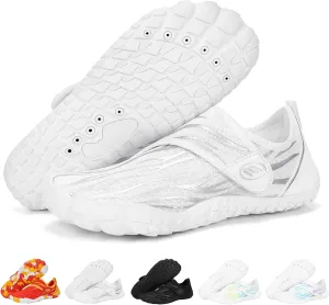 Hike Barefoot Water Shoes for Women Men Footwear, Quick Dry Wide Toe Box Pro Beach Swim Athletic Sports Shoes, Non-Slip Lightweight Aqua Shoe for Pool Hiking Walking Kayaking Diving Surfing