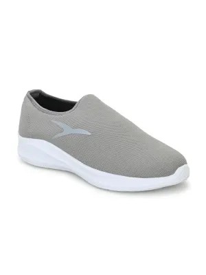 Hirolas® Men's Grey Mesh Walking Sport Shoes (HRL2028GRY)