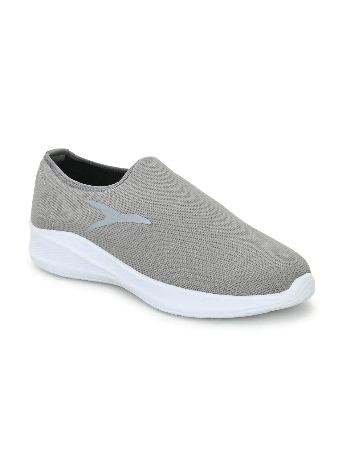 Hirolas® Men's Grey Mesh Walking Sport Shoes (HRL2028GRY)