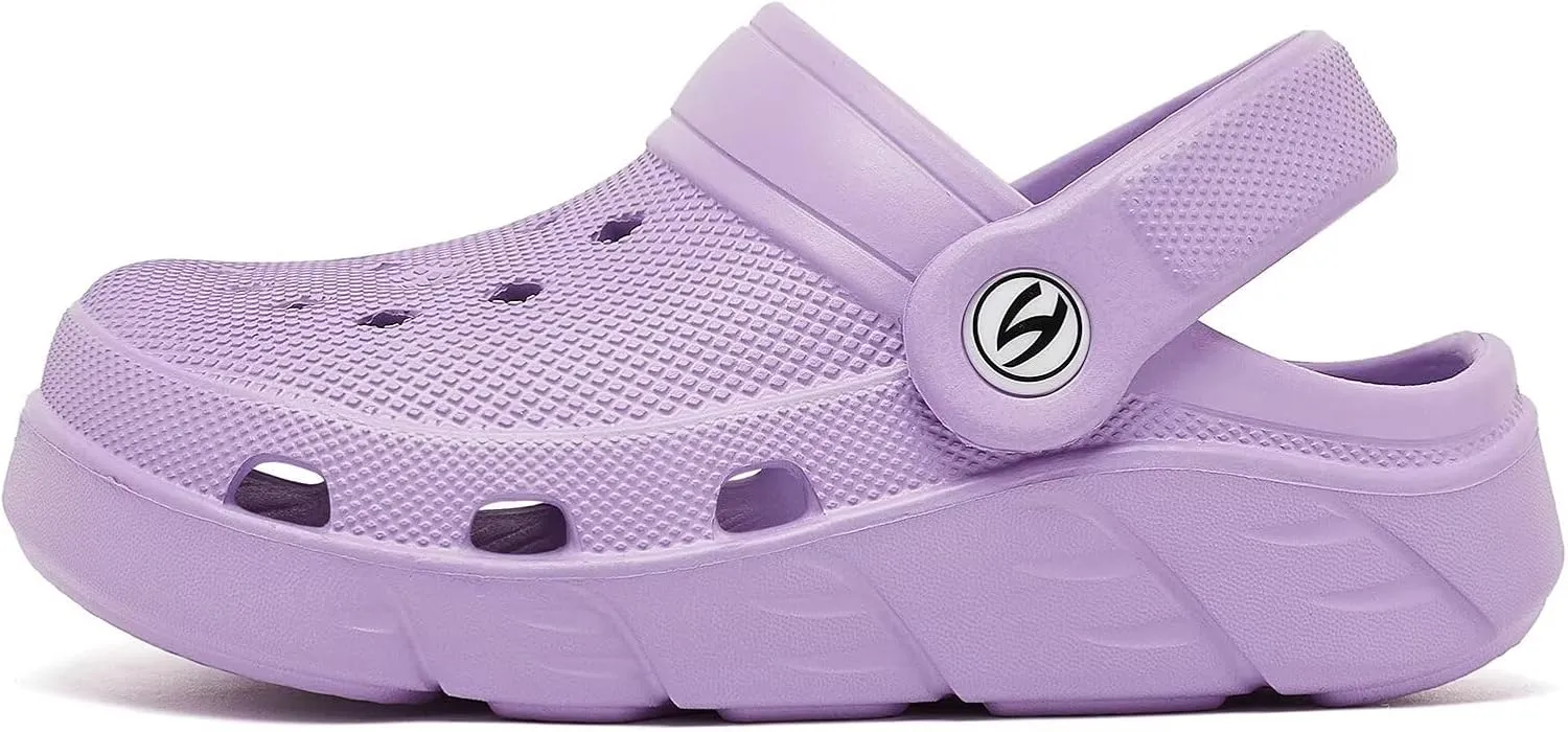 HOBIBEAR Kids Garden Clogs Toddler Sandals for Boys Girls Slipper Beach Water Shoes Slip on (Toddler/Little/Big Kids)