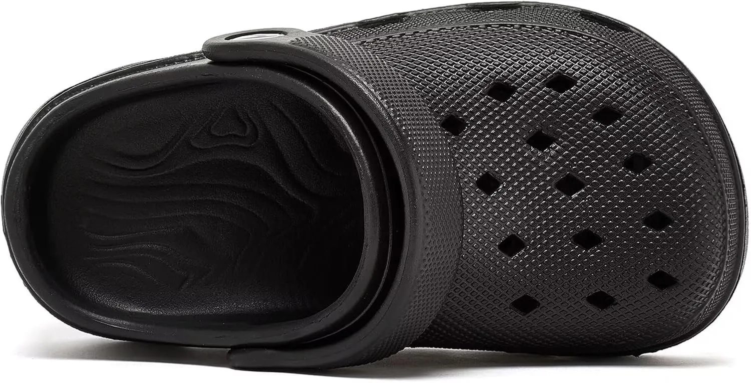 HOBIBEAR Kids Garden Clogs Toddler Sandals for Boys Girls Slipper Beach Water Shoes Slip on (Toddler/Little/Big Kids)