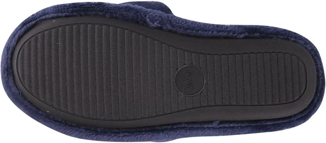 Home Slipper Open Toe Slippers Womens Soft Fuzzy Flannel Memory Foam Non-Slip Indoor Slippers