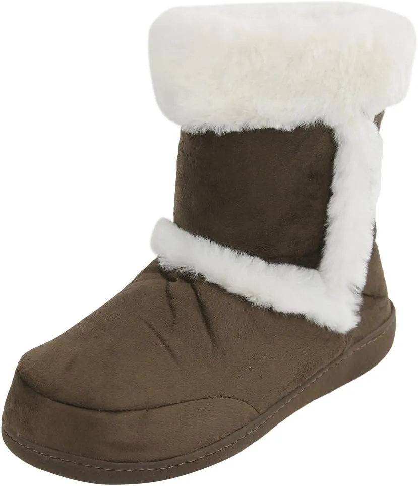 Home Slipper Women's Winter Warm Memory Foam Indoor House Slippers Boots