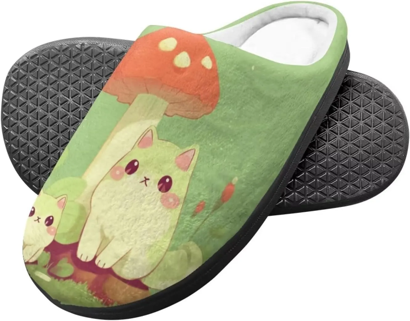 House Slippers for Girls Soft Size 9-15 Black