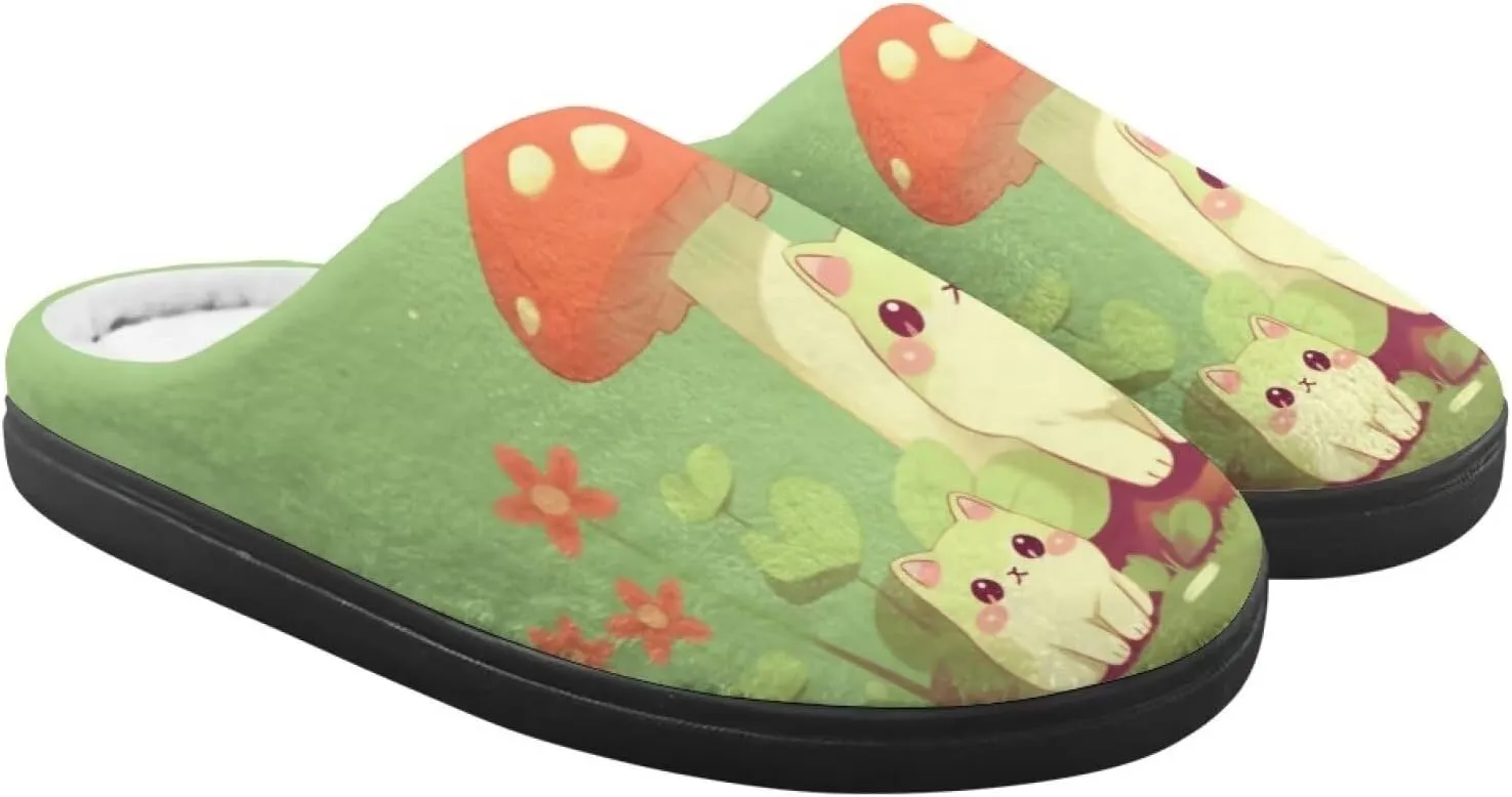 House Slippers for Girls Soft Size 9-15 Black
