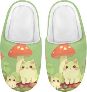 House Slippers for Girls Soft Size 9-15 Black