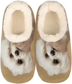 House Slippers for Women Men, Animal Fuzzy Soft Cozy Non Slip Slipper Socks for Indoor Outdoor