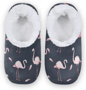 House Slippers Fuzzy Memory Foam Soft Slipper Socks for Woman Men