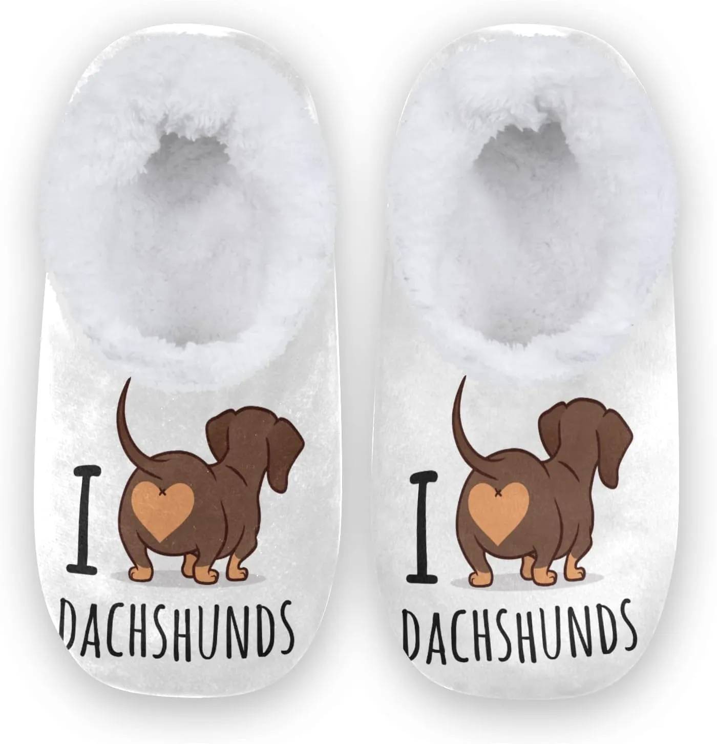 House Slippers Fuzzy Memory Foam Soft Slipper Socks for Woman Men