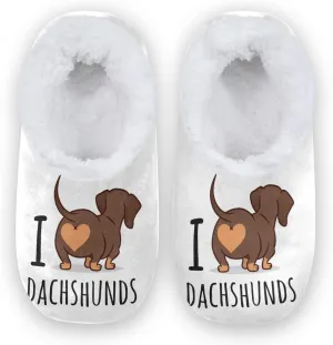 House Slippers Fuzzy Memory Foam Soft Slipper Socks for Woman Men