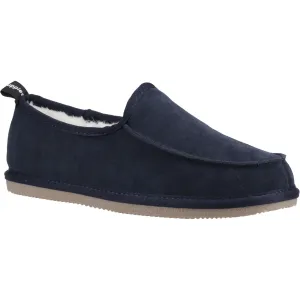 Hush Puppies Men's Charles Slippers in Navy