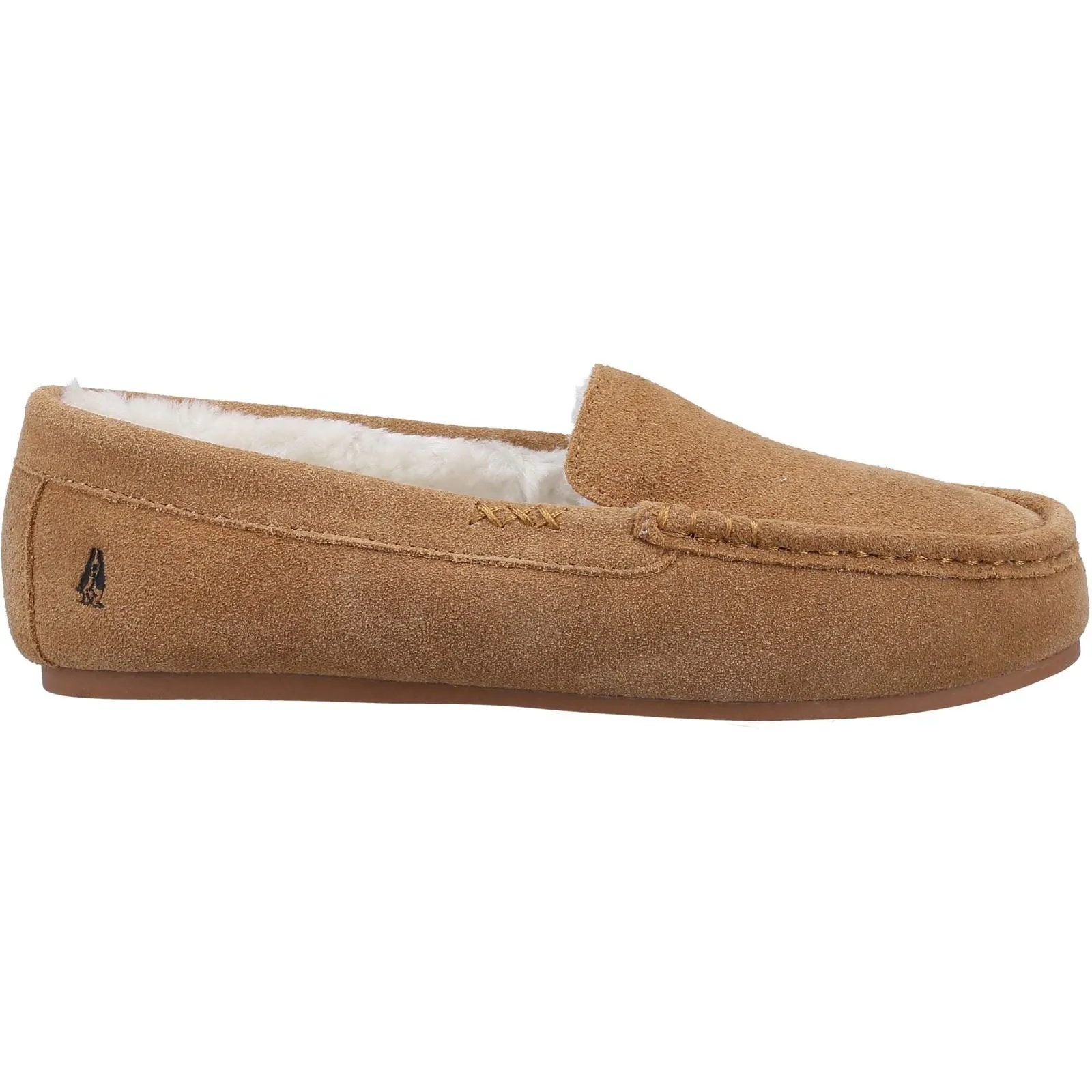 Hush Puppies Women's Annie Mocassin Slipper in Tan