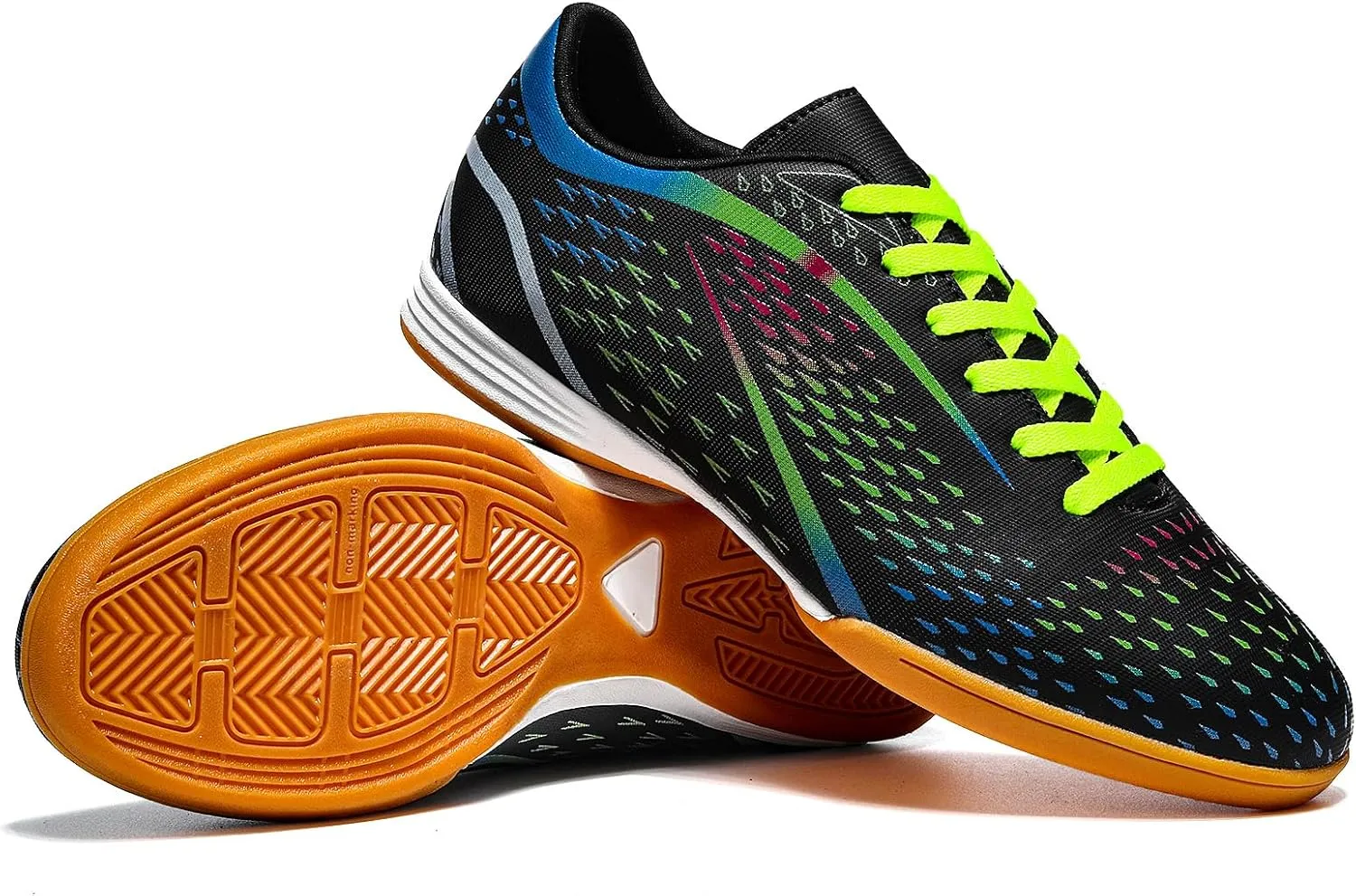 Indoor Soccer Shoes Mens Futsal Shoes for Women Youth Professional Athletic Soccer Shoe