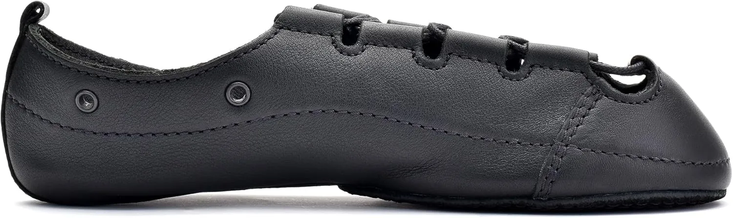 Irish Dance Pumps Soft Shoes - Leather Upper, Split Sole, Shock Absorbing Insole - UK Sizes