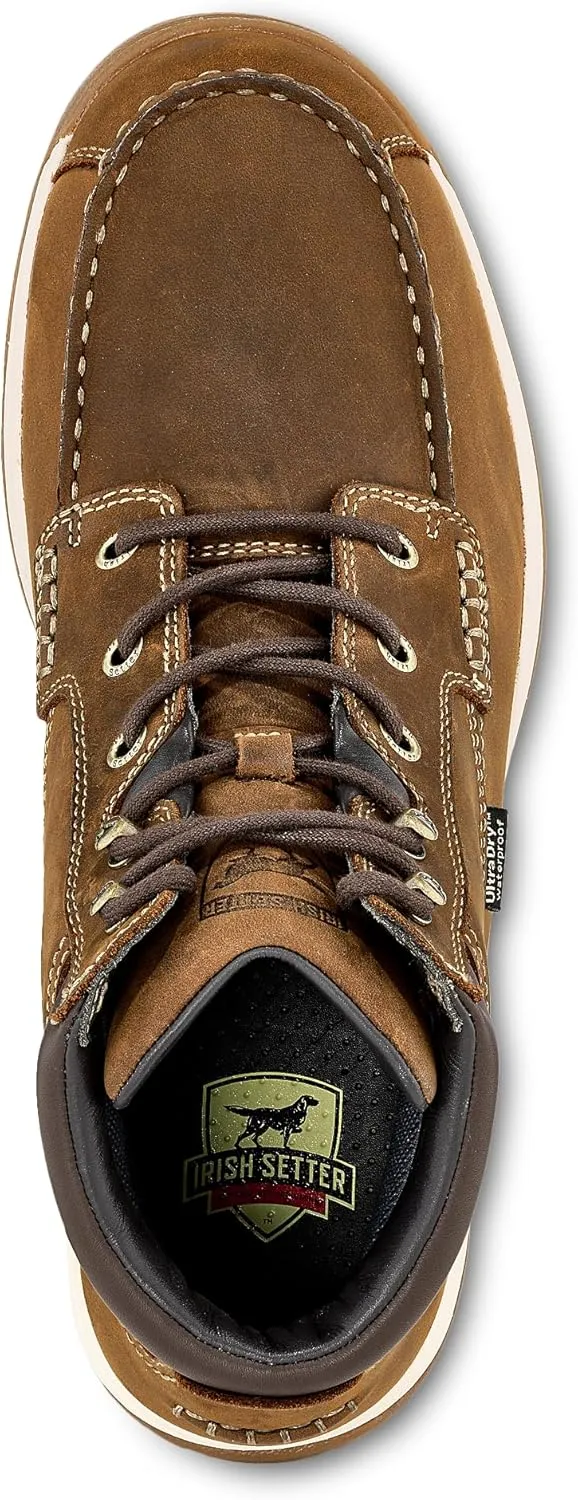 Irish Setter, Soft Paw, Men’s, Waterproof, Nubuck Leather, Chukka Shoe, Tan