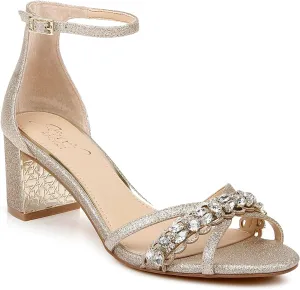 Jewel Badgley Mischka Giona Embellished Evening Shoe
