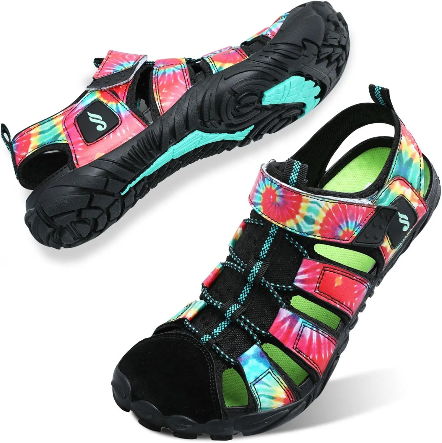 JIASUQI Athletic Hiking Water Shoes Barefoot Aqua Swim Sports Sandals Walking Shoes for Women Men
