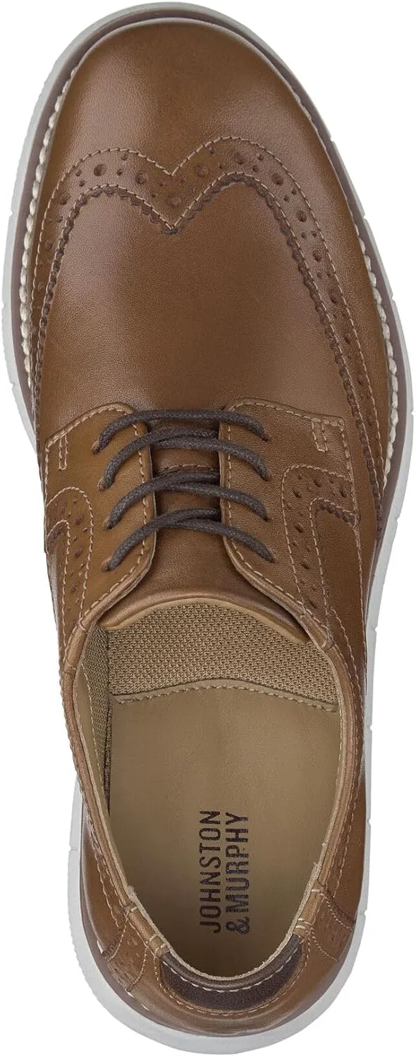Johnston & Murphy Big Kid Holden Wingtip Boys Dress Casual Lace-Up Shoe