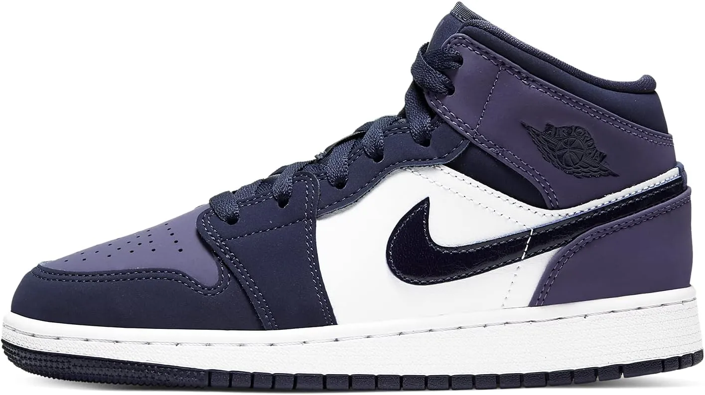 Jordan Youth Air 1 Mid (Gs) Sanded Purple 554725 445 Size