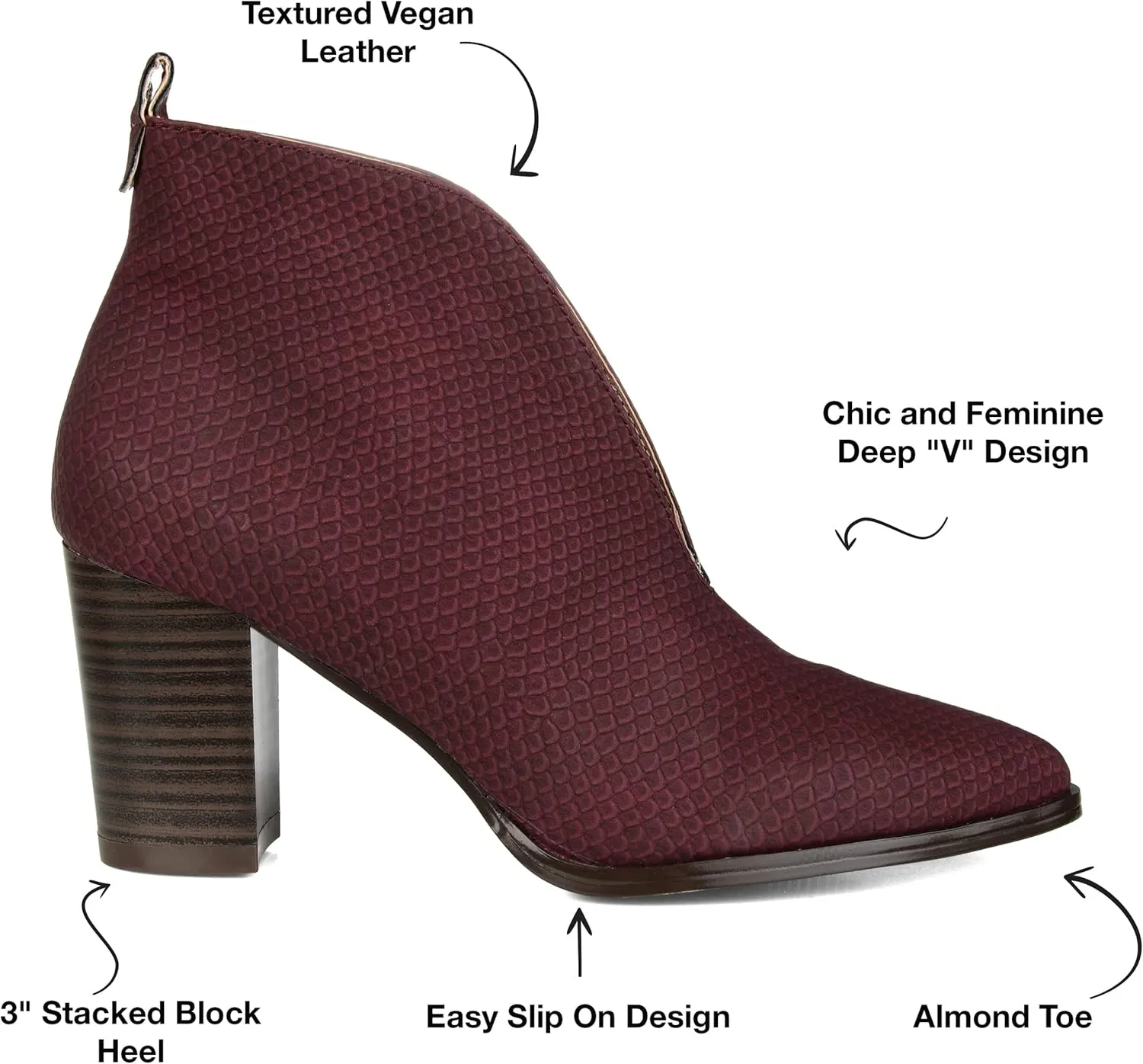 Journee Collection Women's Open-Toe Ankle Boots and Booties