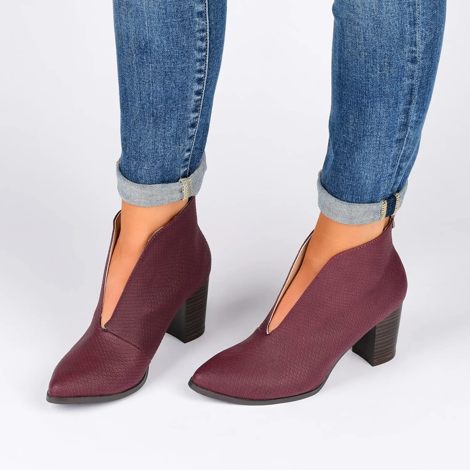 Journee Collection Women's Open-Toe Ankle Boots and Booties